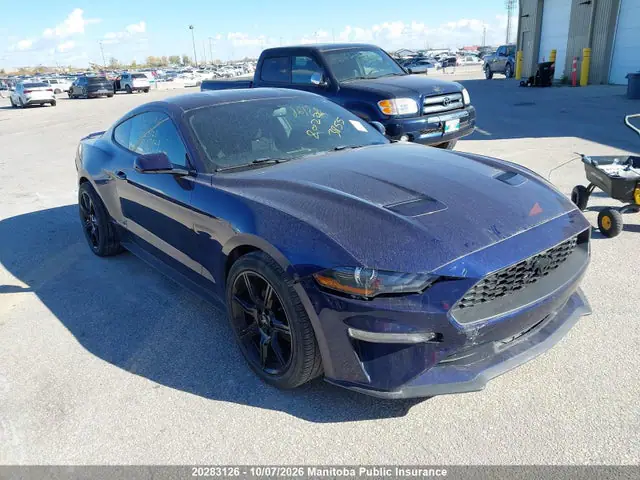 1FA6P8TH9J5157722 — 2018 Ford Mustang, Задняя часть (Rear), фото до ремонта