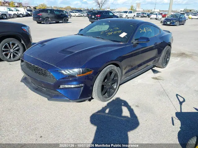 1FA6P8TH9J5157722 — 2018 Ford Mustang, фото 2 с аукциона IAAI 14.10.2026, Задняя часть