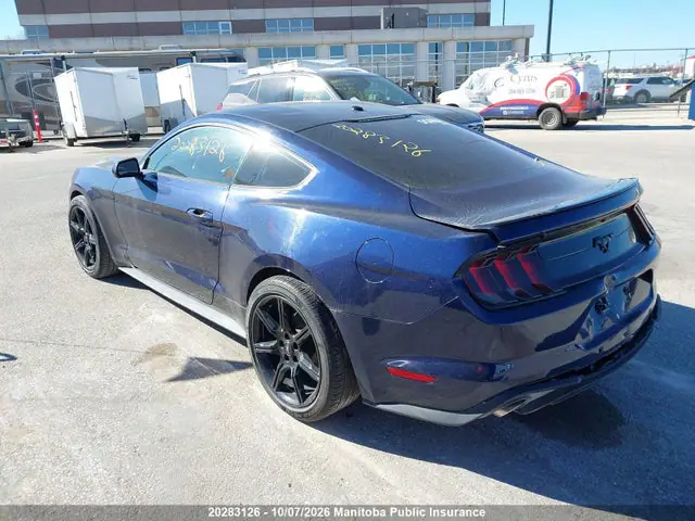 1FA6P8TH9J5157722 — 2018 Ford Mustang, фото 3 с аукциона IAAI 14.10.2026, Задняя часть