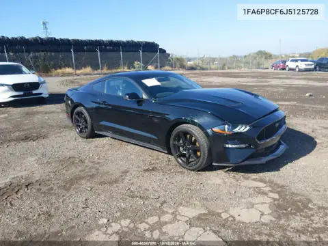 1FA6P8CF6J5125728 — 2018 Ford Mustang, Передняя часть, фото до ремонта