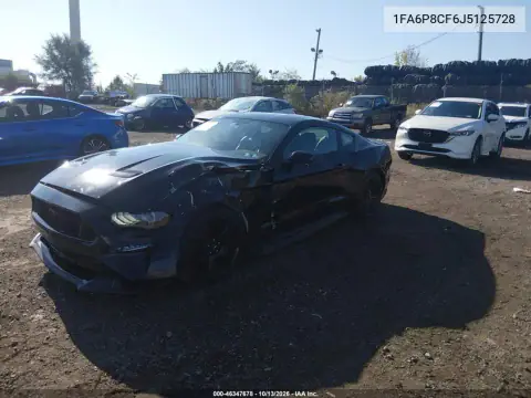 1FA6P8CF6J5125728 — 2018 Ford Mustang, фото 3 с аукциона IAAI, Передняя часть