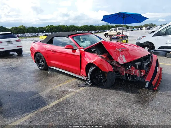1FATP8UHXK5129558 — 2019 Ford Mustang, Передняя часть (Front End), фото до ремонта