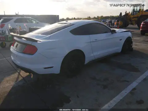 2019 Ford Mustang Gt Premium VIN 1FA6P8CF7K5122774 фото 5