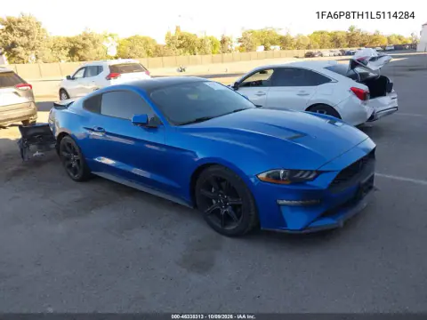 1FA6P8TH1L5114284 — 2020 Ford Mustang, Сзади, фото до ремонта