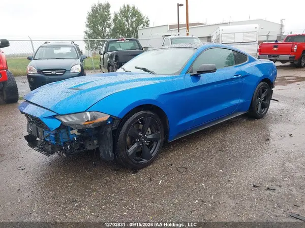 1FA6P8TH9M5117399 — 2021 Ford Mustang, фото 2 с аукциона IAAI 14.10.2026, Передняя часть