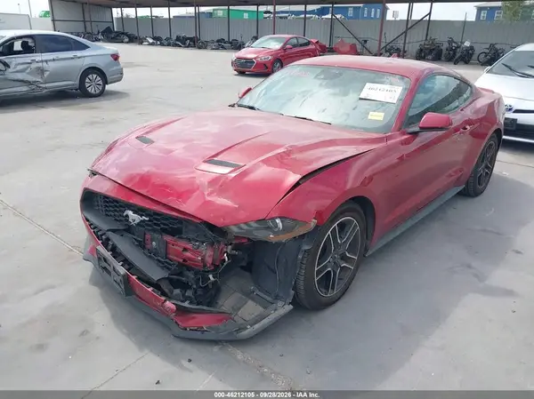 1FA6P8TH4M5155820 — 2021 Ford Mustang, фото 2 с аукциона IAAI, Передняя часть