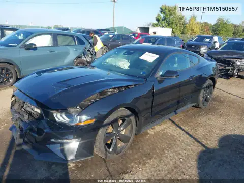 1FA6P8TH1M5150557 — 2021 Ford Mustang, фото 3 с аукциона IAAI, Передняя часть