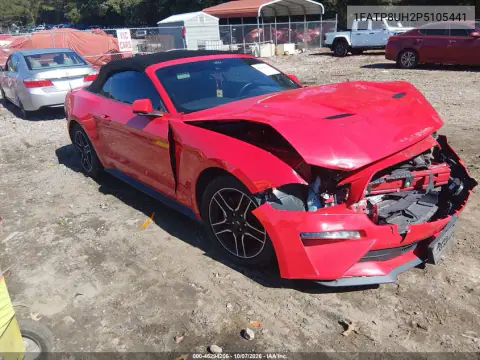 1FATP8UH2P5105441 — 2023 Ford Mustang, Передняя часть, фото до ремонта