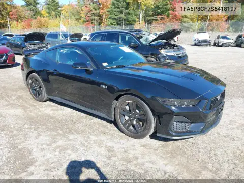 2025 Ford Mustang Gt Fastback VIN 1FA6P8CF7S5418197 фото 2
