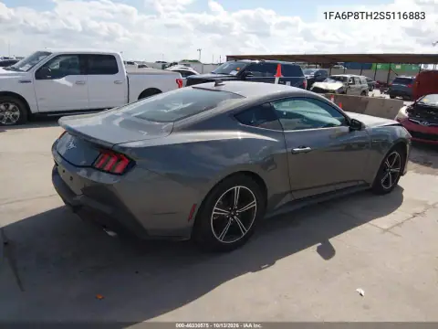 1FA6P8TH2S5116883 — 2025 Ford Mustang, фото 5 с аукциона IAAI, Передняя часть