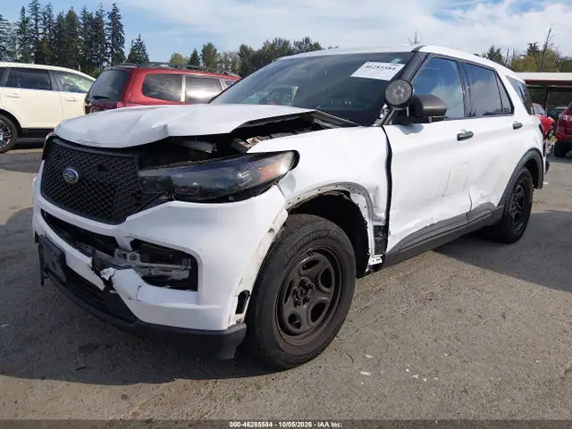1FM5K8AB5LGA18600 — 2020 Ford Police Interceptor Utility, фото 2 с аукциона IAAI 14.10.2026, Передняя и задняя части