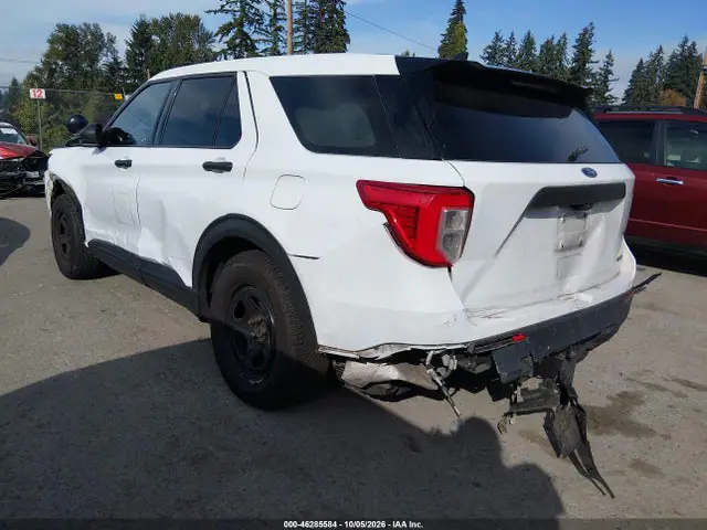 1FM5K8AB5LGA18600 — 2020 Ford Police Interceptor Utility, фото 3 с аукциона IAAI 14.10.2026, Передняя и задняя части
