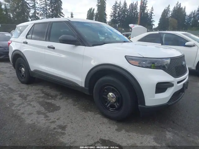 1FM5K8AW2MNA20224 — 2021 Ford Police Interceptor Utility, Передняя часть (Front End), фото до ремонта