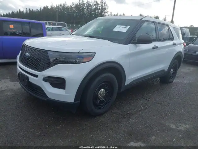 1FM5K8AW2MNA20224 — 2021 Ford Police Interceptor Utility, фото 2 с аукциона IAAI 14.10.2026, Передняя часть