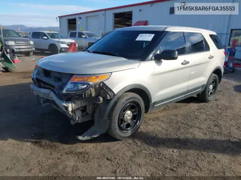 2015 Ford Utility Police Interceptor VIN 1FM5K8AR6FGA35553 фото 3