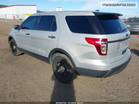2015 Ford Utility Police Interceptor VIN 1FM5K8AR6FGA35553 фото 4