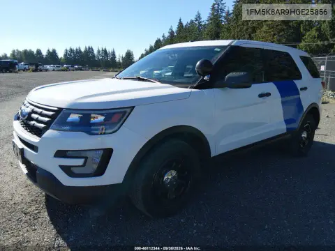 2017 Ford Utility Police Interceptor VIN 1FM5K8AR9HGE25856 фото 3