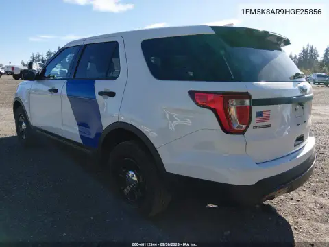 2017 Ford Utility Police Interceptor VIN 1FM5K8AR9HGE25856 фото 4