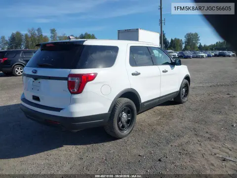 2018 Ford Police Interceptor Utility VIN 1FM5K8AR7JGC56605 фото 5
