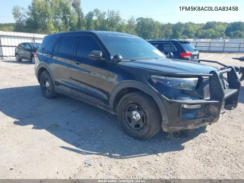 2020 Ford Police Interceptor Utility VIN 1FM5K8AC0LGA83458 фото 2