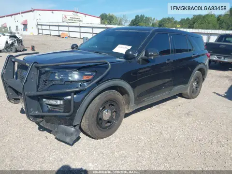 2020 Ford Police Interceptor Utility VIN 1FM5K8AC0LGA83458 фото 3