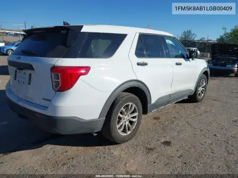 2020 Ford Police Interceptor Utility VIN 1FM5K8AB1LGB00409 фото 4