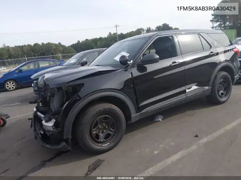 2024 Ford Police Interceptor Utility VIN 1FM5K8AB3RGA30429 фото 3