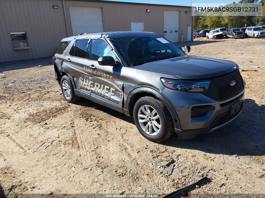 1FM5K8AC9SGB12731 — 2025 Ford Police, фото 2 с аукциона IAAI, Правый бок