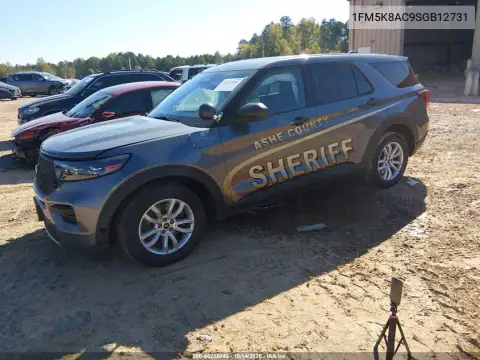 1FM5K8AC9SGB12731 — 2025 Ford Police, фото 3 с аукциона IAAI, Правый бок