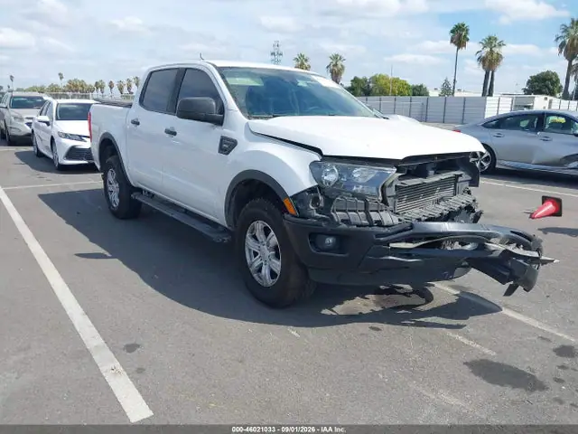 1FTER4EH7MLD47279 — 2021 Ford Ranger XL, Передняя часть (Front End), фото до ремонта