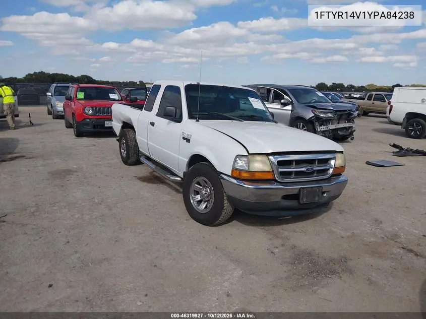 2000 Ford Ranger Xl/Xlt VIN 1FTYR14V1YPA84238 фото 2