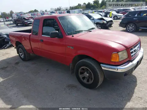 2001 Ford Ranger Edge/Xl/Xlt VIN 1FTYR14V01PB06817 фото 2