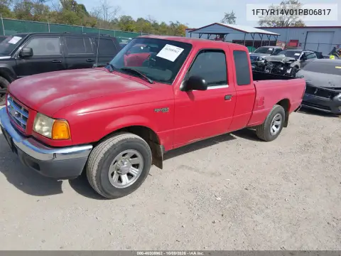 2001 Ford Ranger Edge/Xl/Xlt VIN 1FTYR14V01PB06817 фото 3
