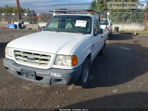 1FTYR10DX1PB53799 — 2001 Ford Ranger, фото 3 с аукциона IAAI, Естественный износ