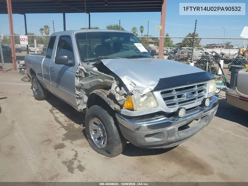 2002 Ford Ranger VIN 1FTYR14U02PA90532 фото 1
