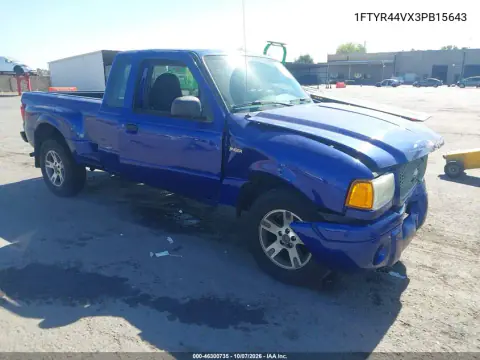 1FTYR44VX3PB15643 — 2003 Ford Ranger, Передняя часть, фото до ремонта