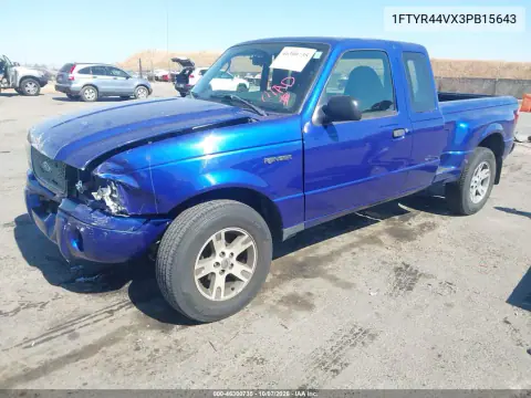 2003 Ford Ranger Edge/Tremor/Xlt VIN 1FTYR44VX3PB15643 фото 2