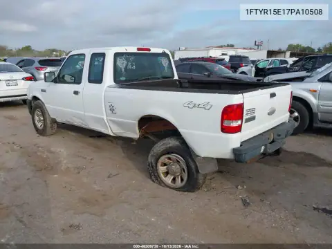 1FTYR15E17PA10508 — 2007 Ford Ranger, фото 3 с аукциона IAAI, Задняя часть слева