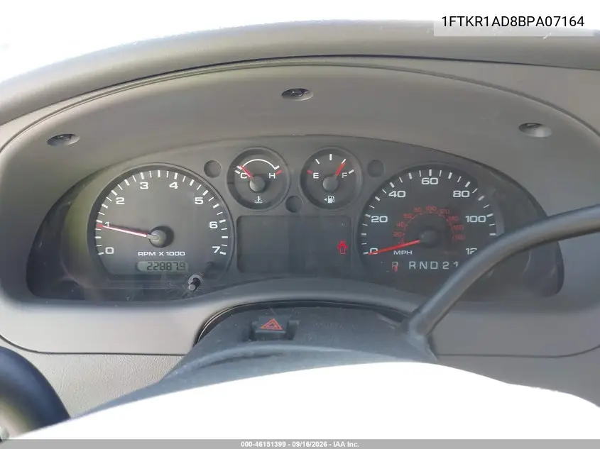 2011 Ford Ranger Xl VIN 1FTKR1AD8BPA07164 фото 8
