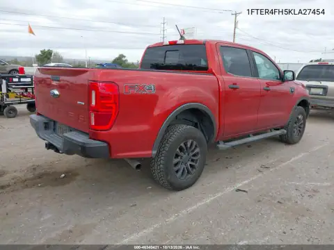 1FTER4FH5KLA27454 — 2019 Ford Ranger, фото 5 с аукциона IAAI, Левый бок