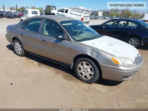 1FAFP53U35A190885 — 2005 Ford Taurus, Естественный износ, фото до ремонта