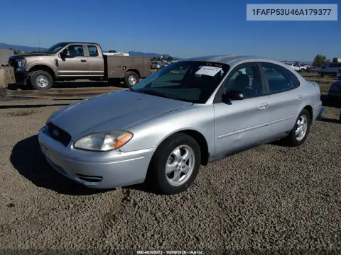 2006 Ford Taurus Se VIN 1FAFP53U46A179377 фото 3