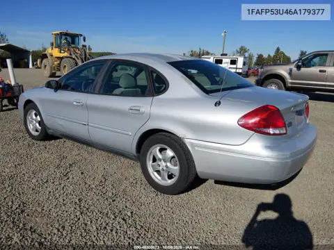 2006 Ford Taurus Se VIN 1FAFP53U46A179377 фото 4
