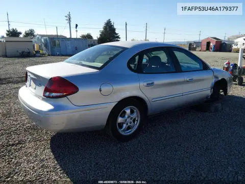 2006 Ford Taurus Se VIN 1FAFP53U46A179377 фото 5