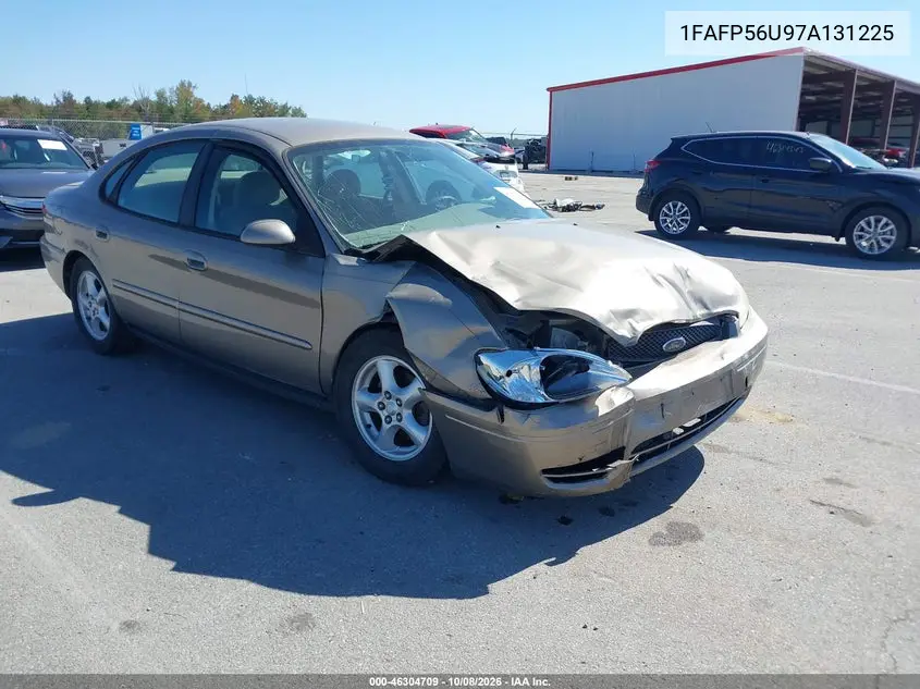 2007 Ford Taurus Sel VIN 1FAFP56U97A131225 фото 1