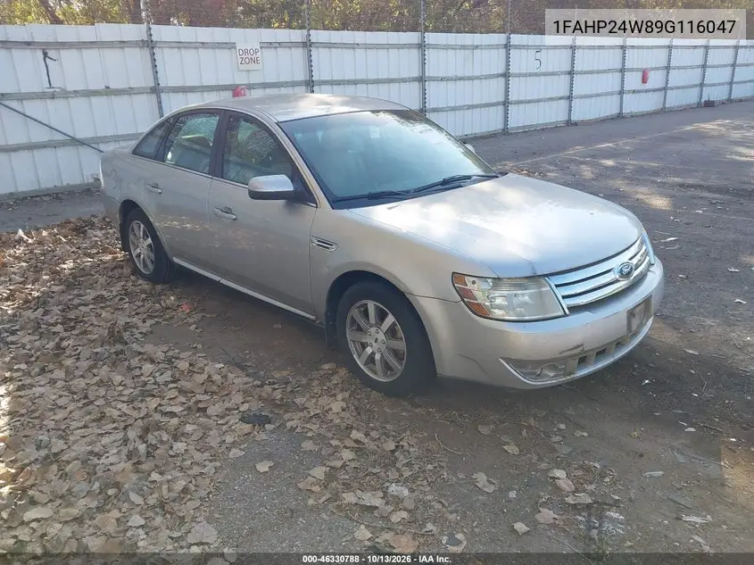 1FAHP24W89G116047 — 2009 Ford Taurus, фото 2 с аукциона IAAI, Передний левый