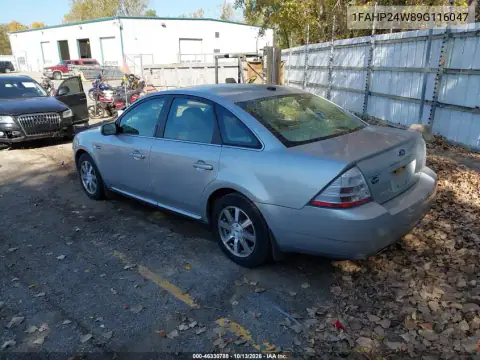 1FAHP24W89G116047 — 2009 Ford Taurus, фото 4 с аукциона IAAI, Передний левый