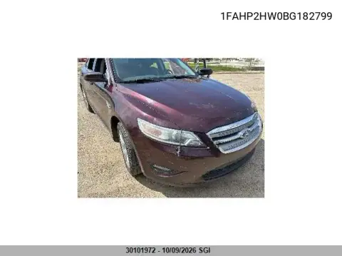 1FAHP2HW0BG182799 — 2011 Ford Taurus, Повреждения салона, фото до ремонта
