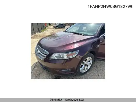 2011 Ford Taurus Sel VIN 1FAHP2HW0BG182799 фото 2