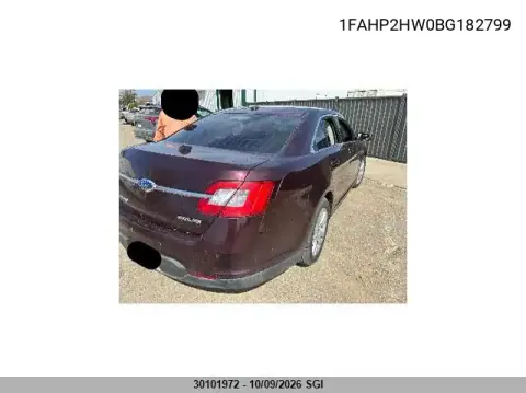 2011 Ford Taurus Sel VIN 1FAHP2HW0BG182799 фото 4